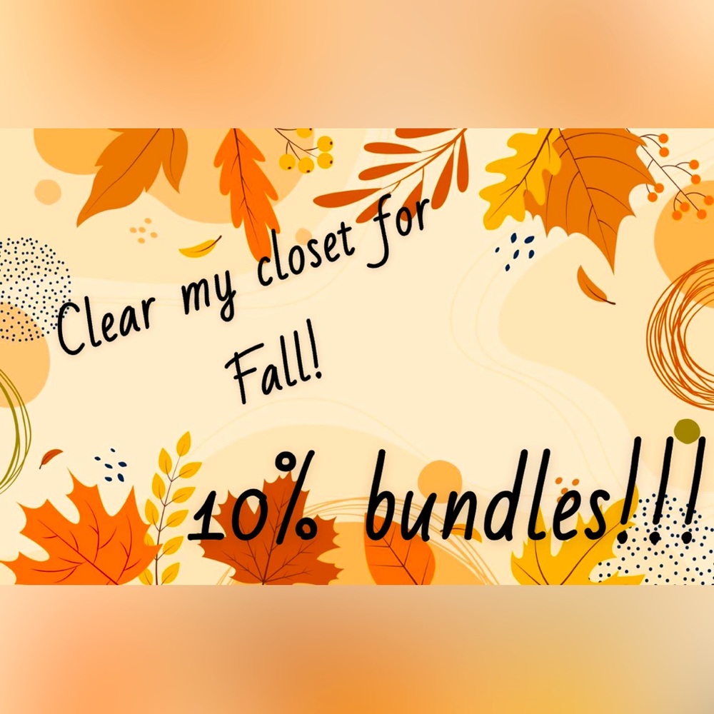 Fall Clearance Sale Poster